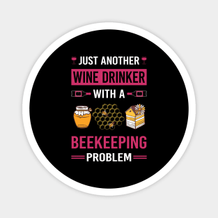 Wine Drinker Beekeeping Beekeeper Apiculture Magnet